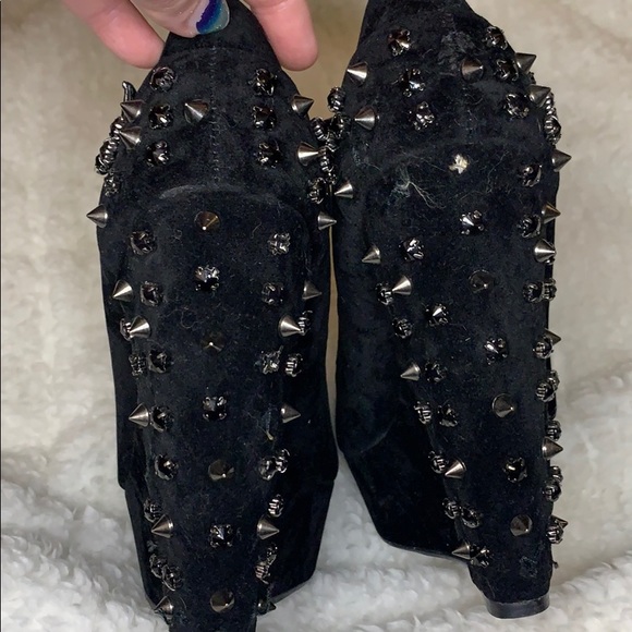 Shoe dazzle studded wedges - Picture 4 of 11